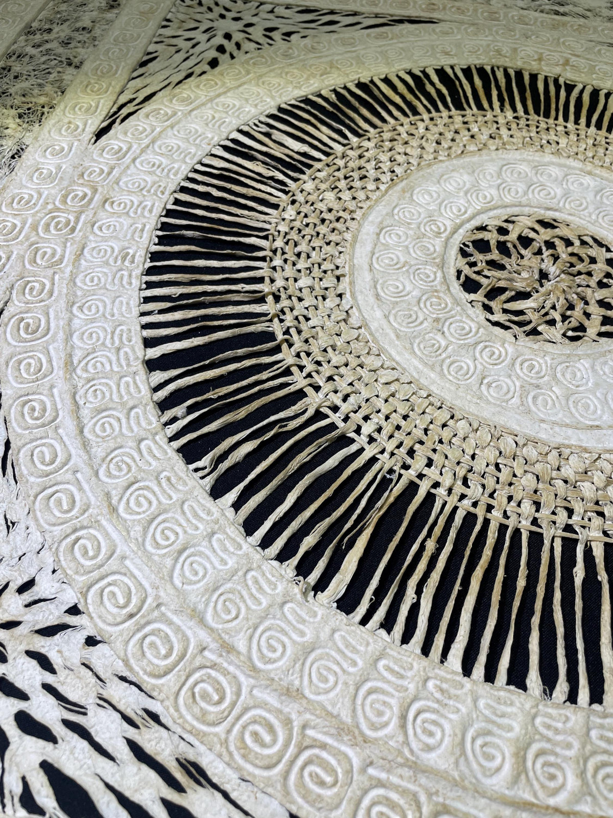 Arte Mural  Mexicano en Papel Amate Hecho a Mano–Arte Moderno Mexicano Tejido a Mano XL 31,4 x 31,4 (SIN MARCO)