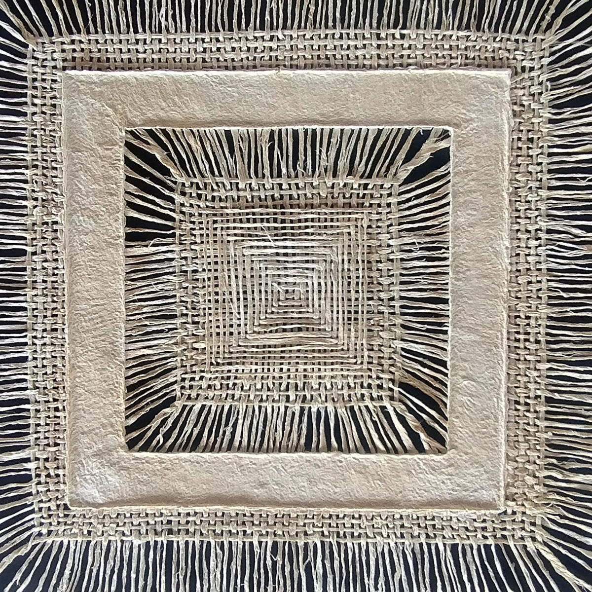 Arte Mural Mexicano en Papel Amate Hecho a Mano – Arte Mexicano Moderno- (SIN MARCO) 31.4 x 31.4