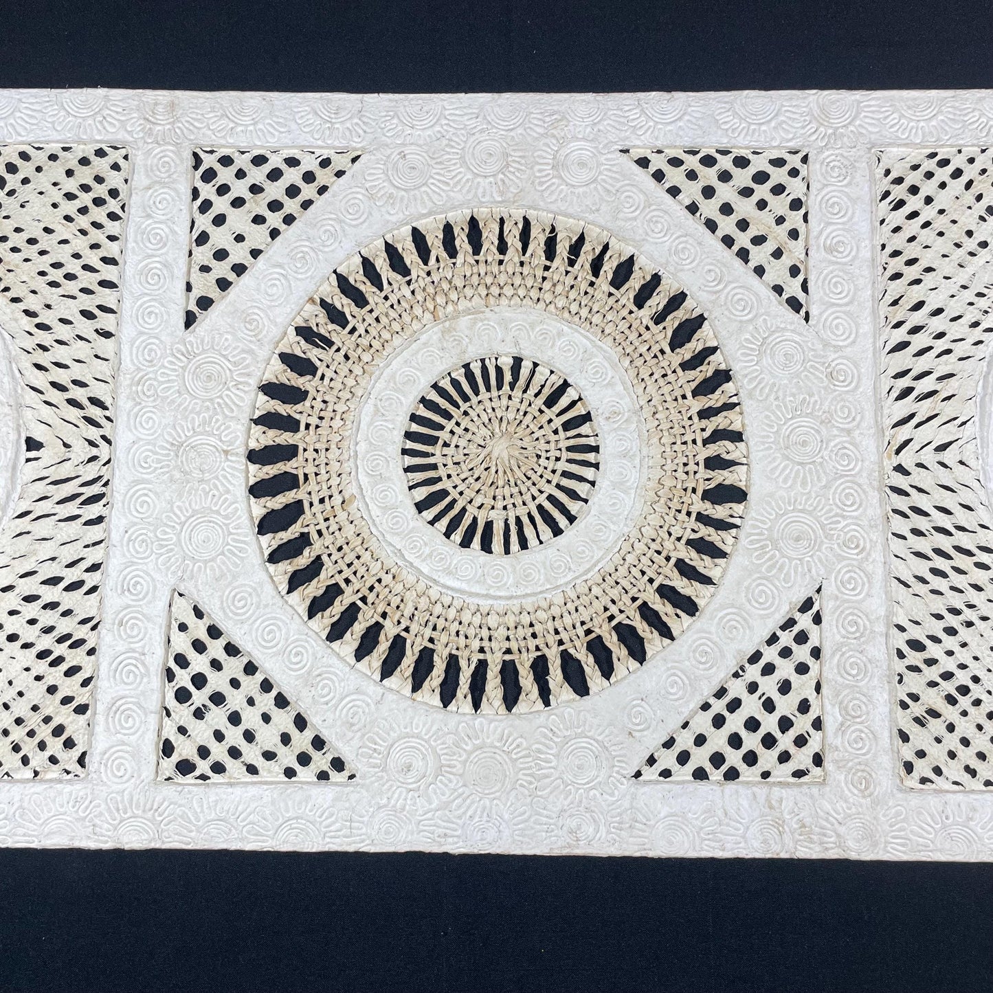 Arte Mural Mexicano en Papel Amate Hecho a Mano, Arte Otomi Moderno de 47,2 in x 15,7 in (SIN MARCO)
